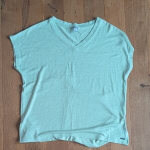 Orvis Mint Green Casual Knit Top